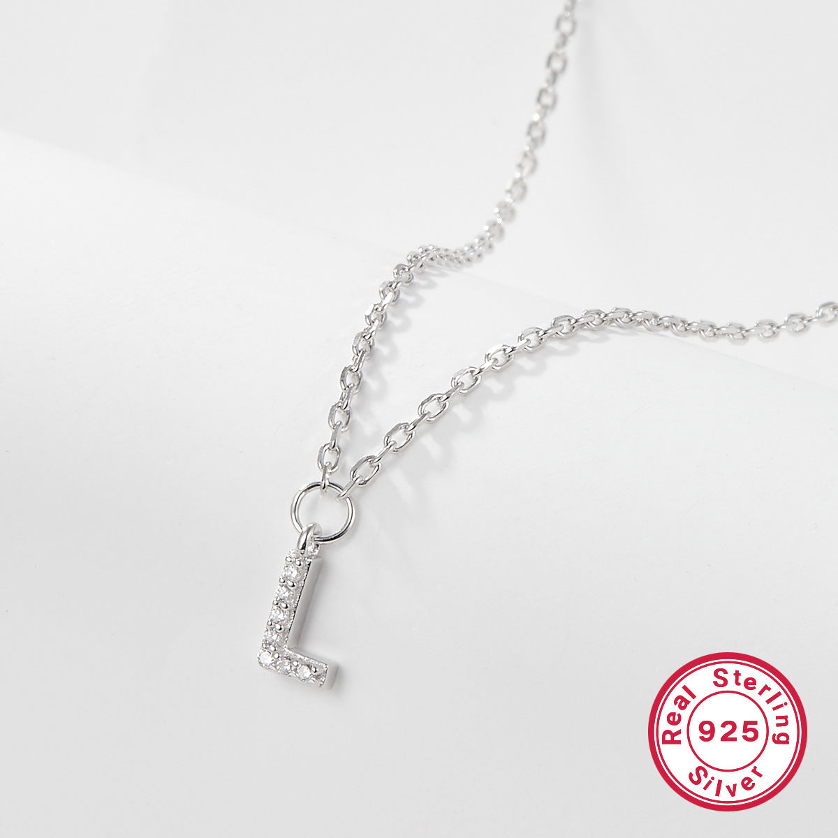 Sterling Silver Letter Necklace