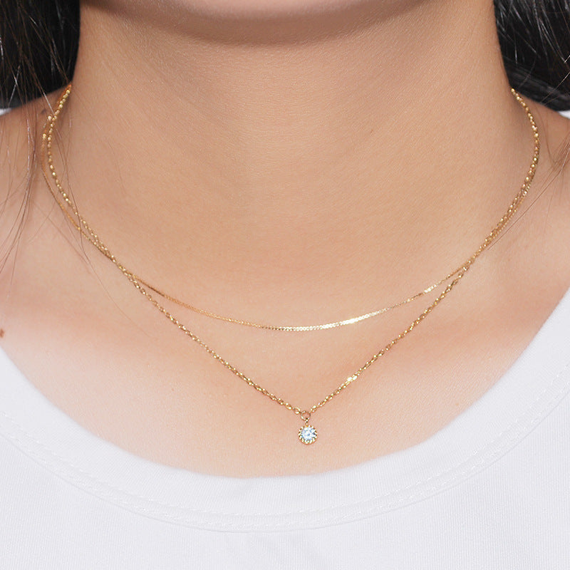 Zircon necklace