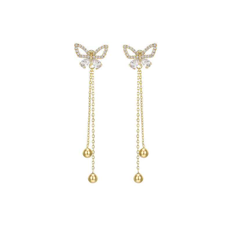 Butterfly Gold Earrings