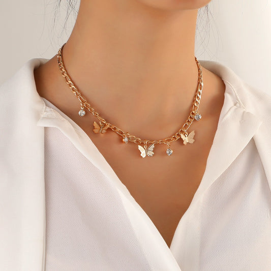 Butterfly Clavicle Necklace