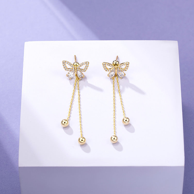 Butterfly Gold Earrings