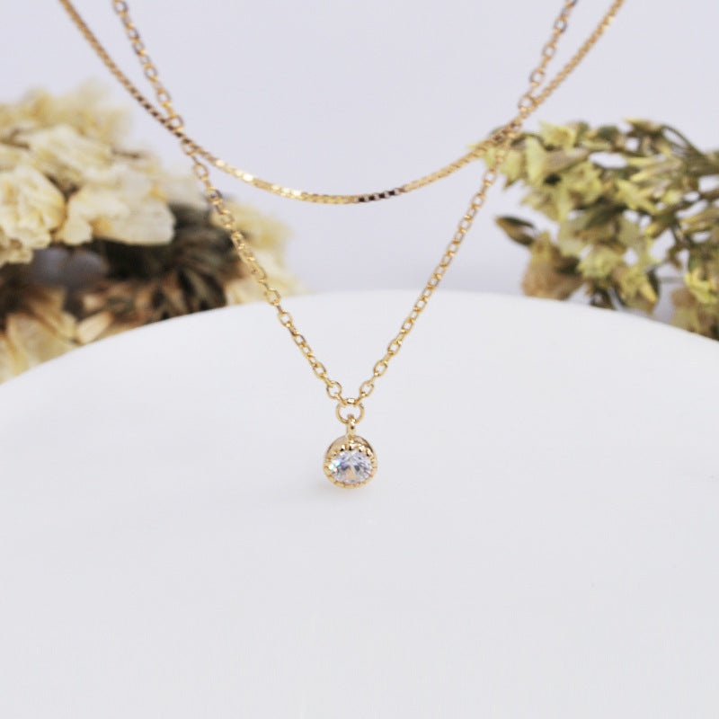 Zircon necklace