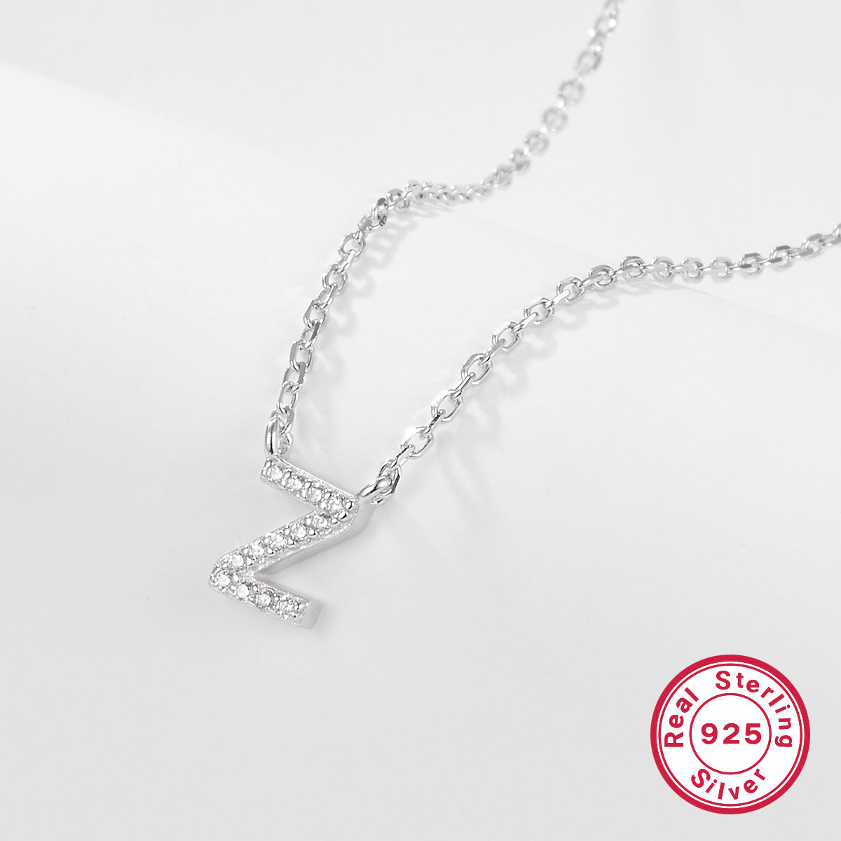 Sterling Silver Letter Necklace