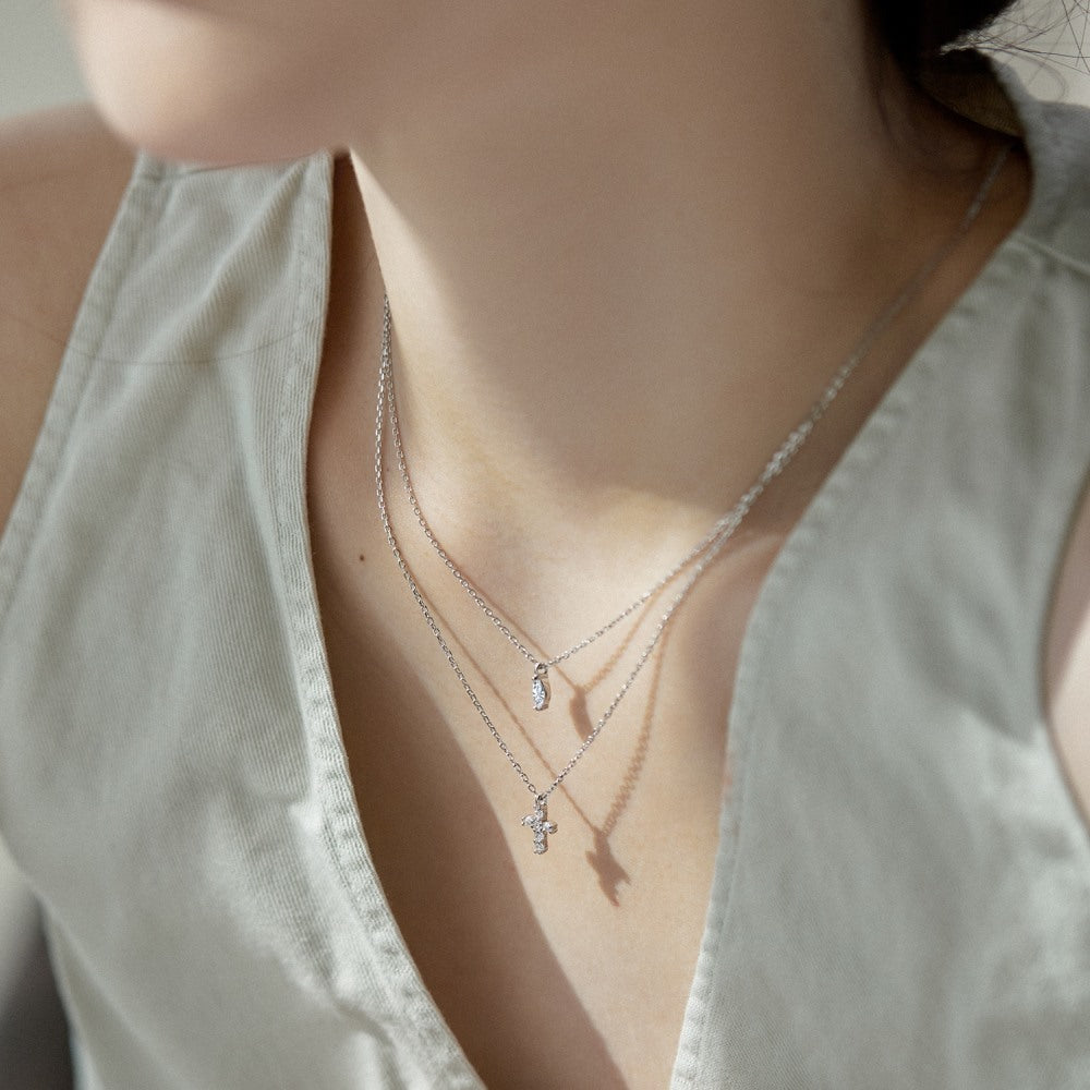 Sterling Silver Cross Necklace