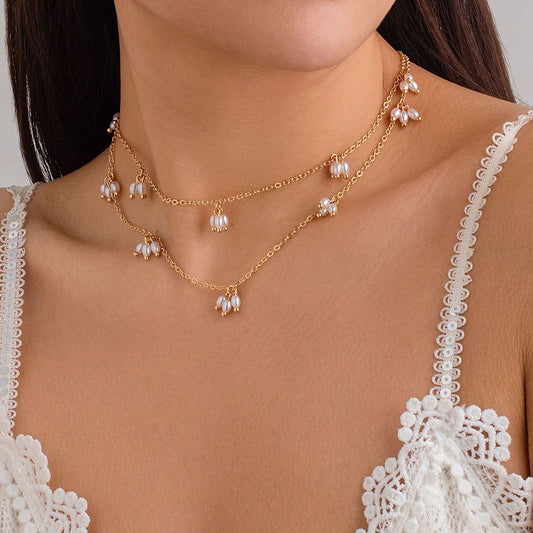 Double-layer Pearl Necklace