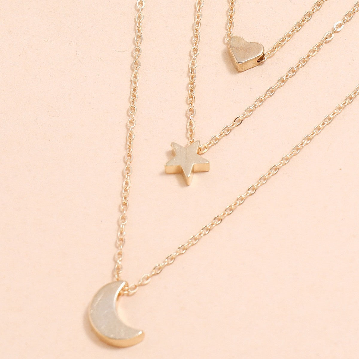 Star Moon Love Necklace