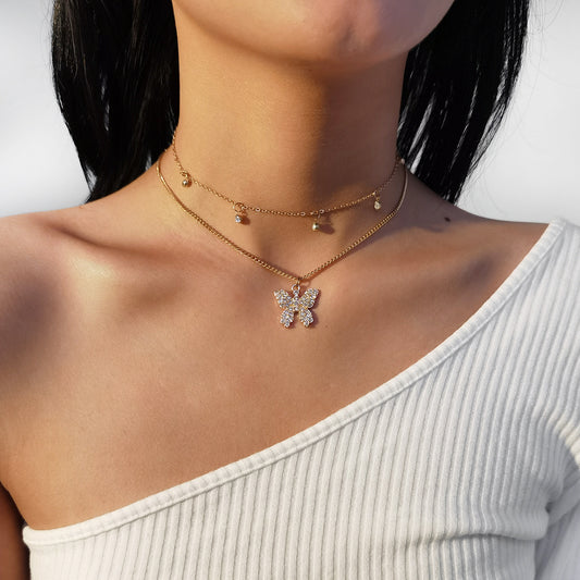 Butterfly Diamond Necklace