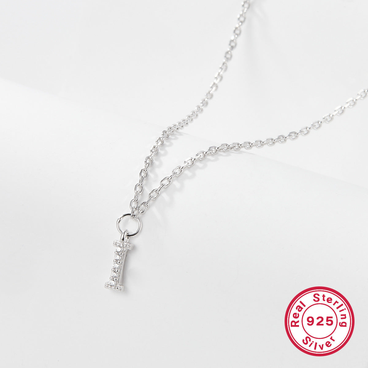 Sterling Silver Letter Necklace