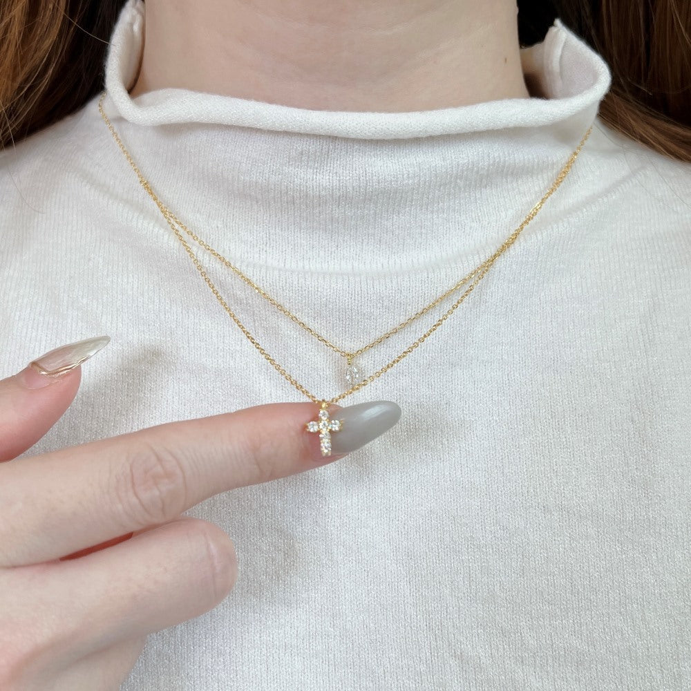 Sterling Silver Cross Necklace