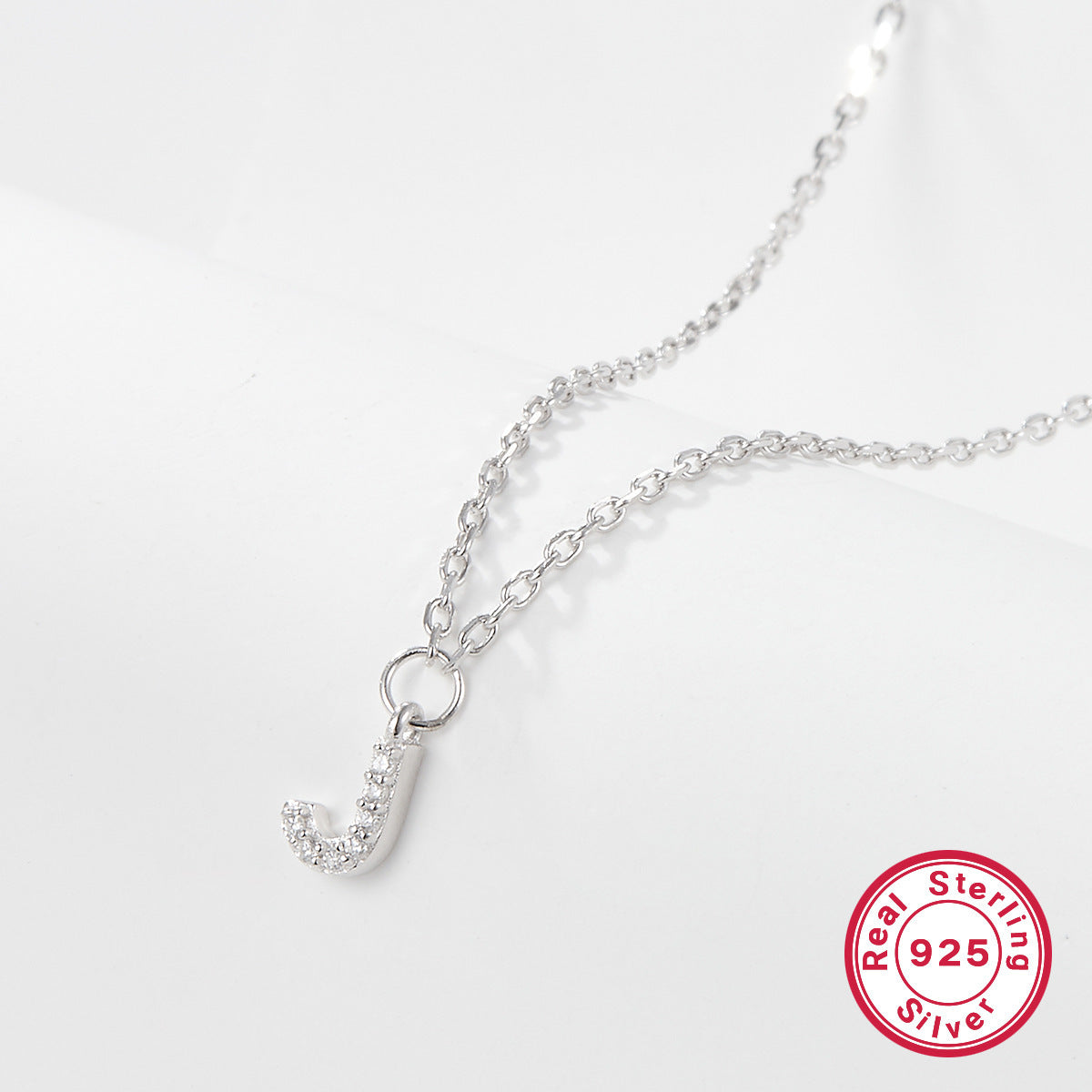 Sterling Silver Letter Necklace