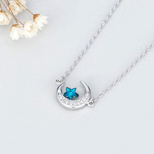 Moon Silver Necklace