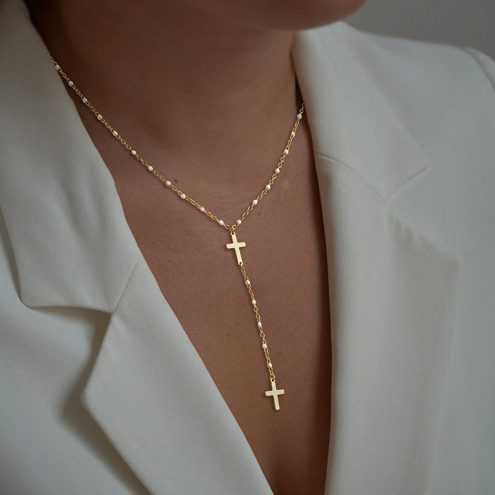 Gold Cross Necklace